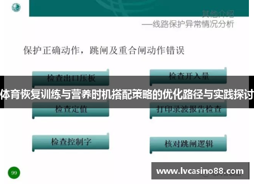 体育恢复训练与营养时机搭配策略的优化路径与实践探讨